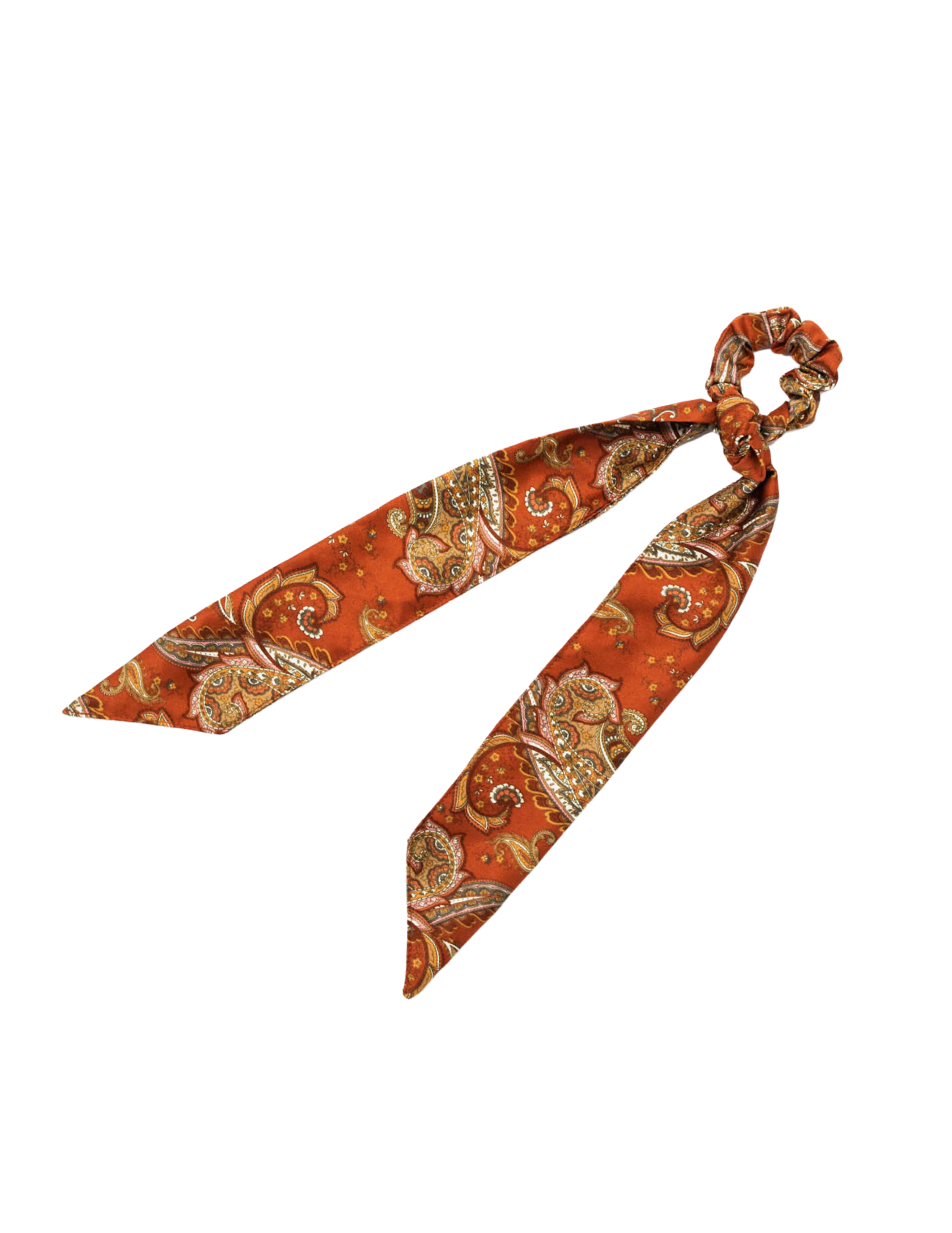Autumn Silk Paisley Scarf Set