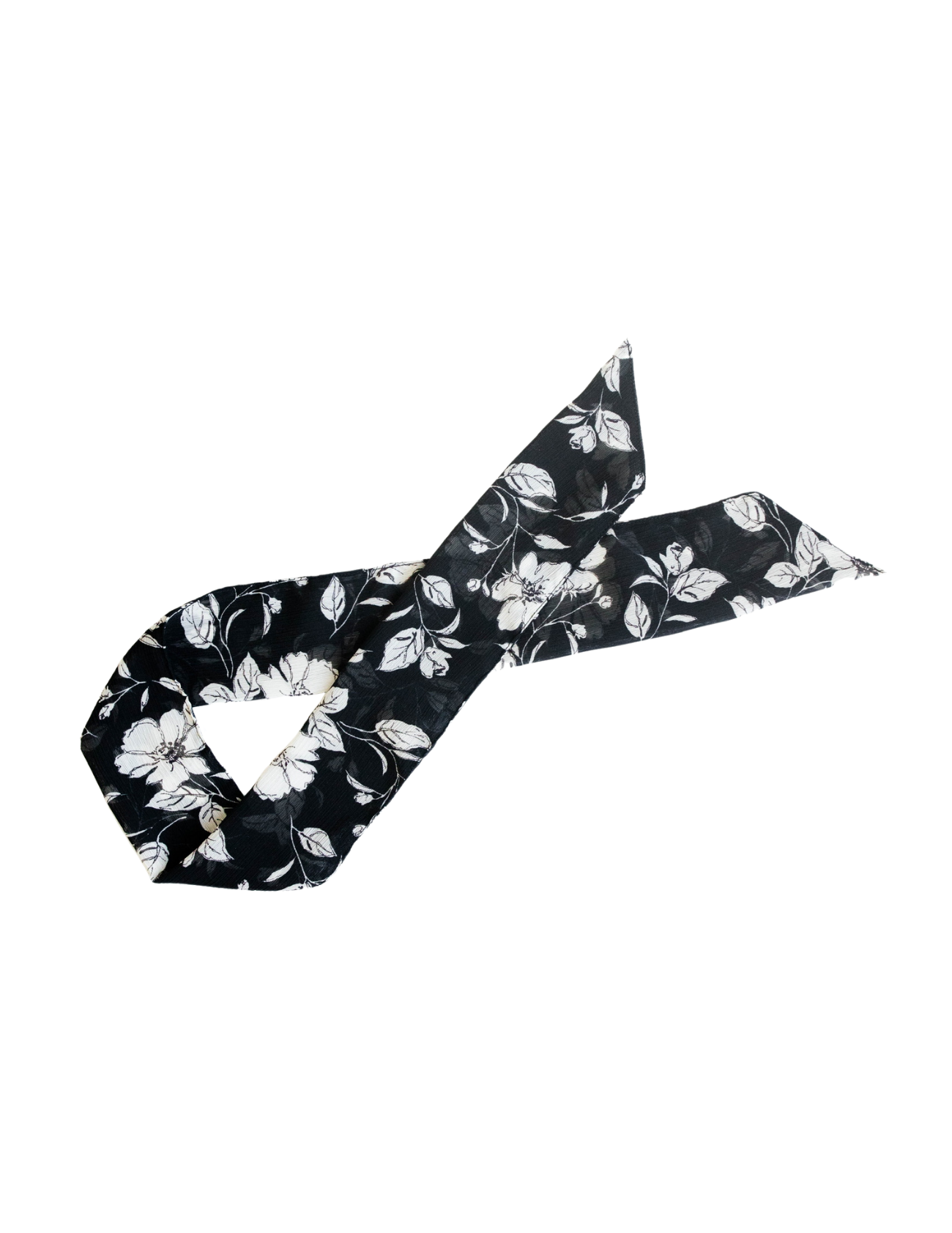 Noir Petals Scarf