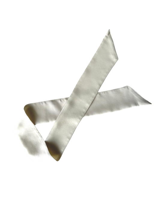 Ivory Silk Scarf