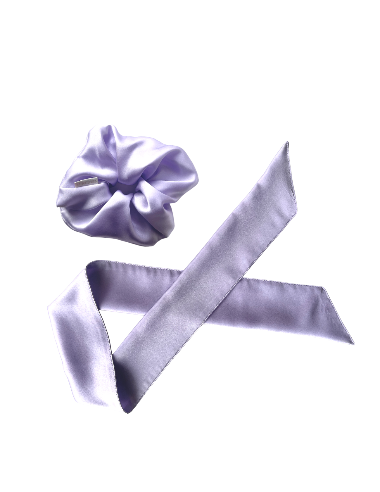 Lilac Silk Zenchie & Scarf Set