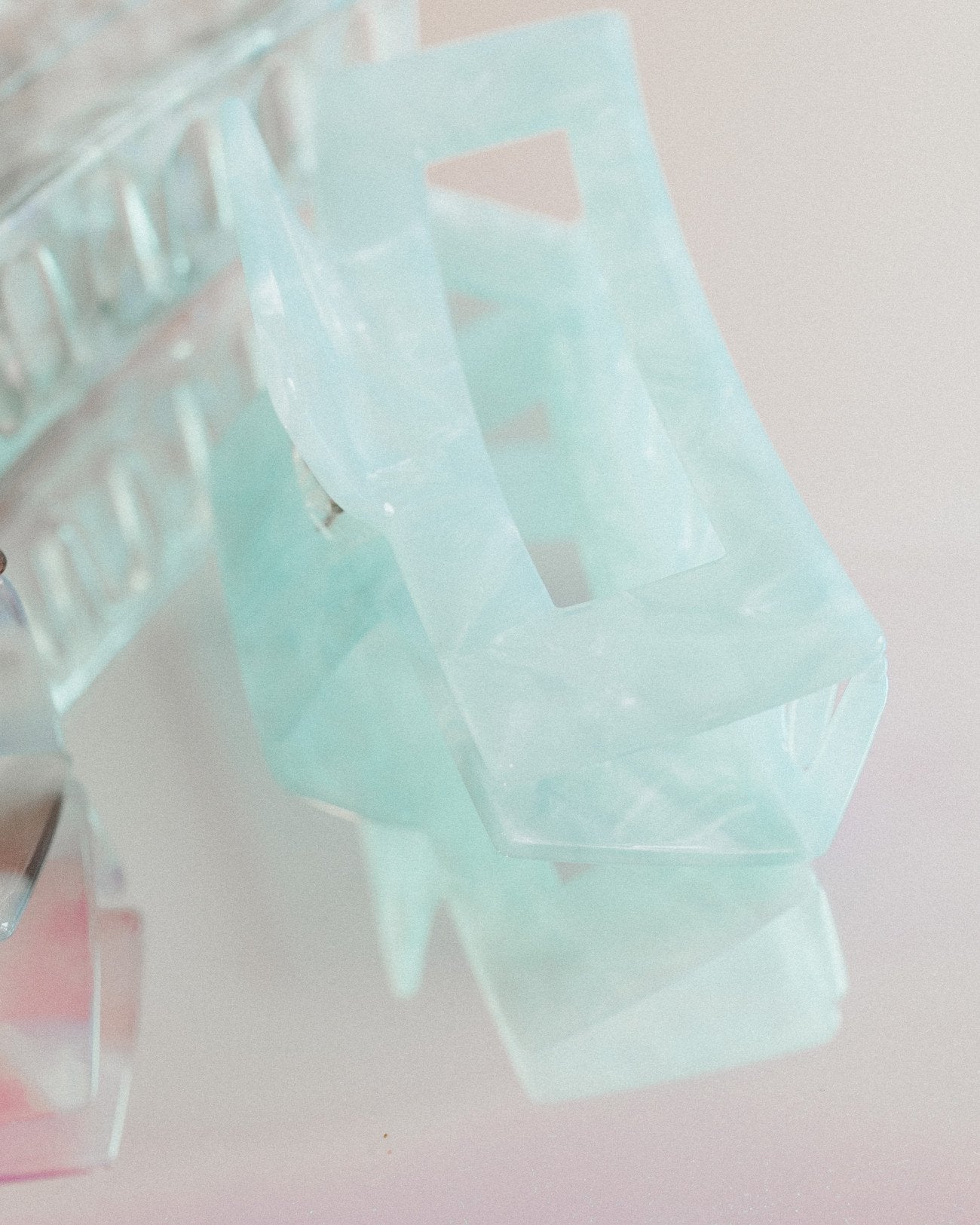 As If Claw Clip Blue Allure- Oversized