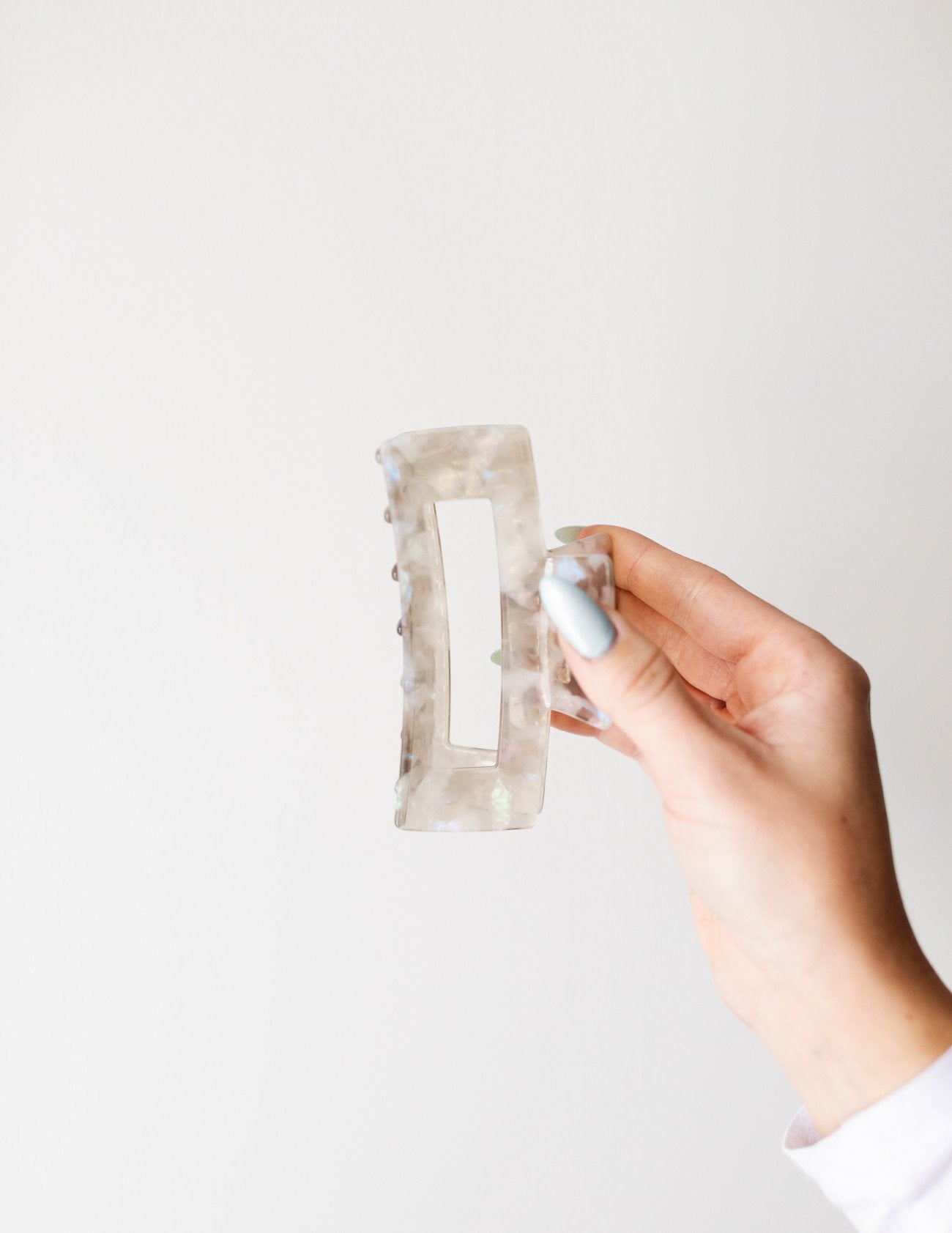 As If Claw Clip Jade Mist- Oversized