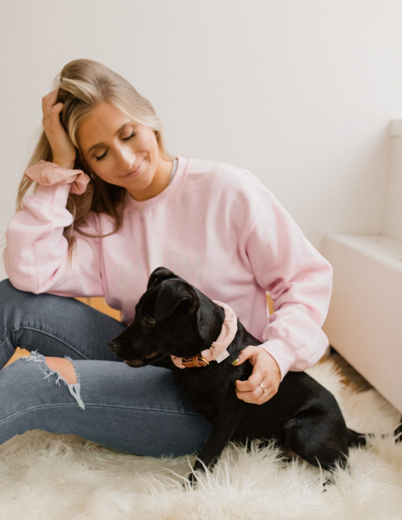 Blush Pupchie Covering (Collar Not Included)