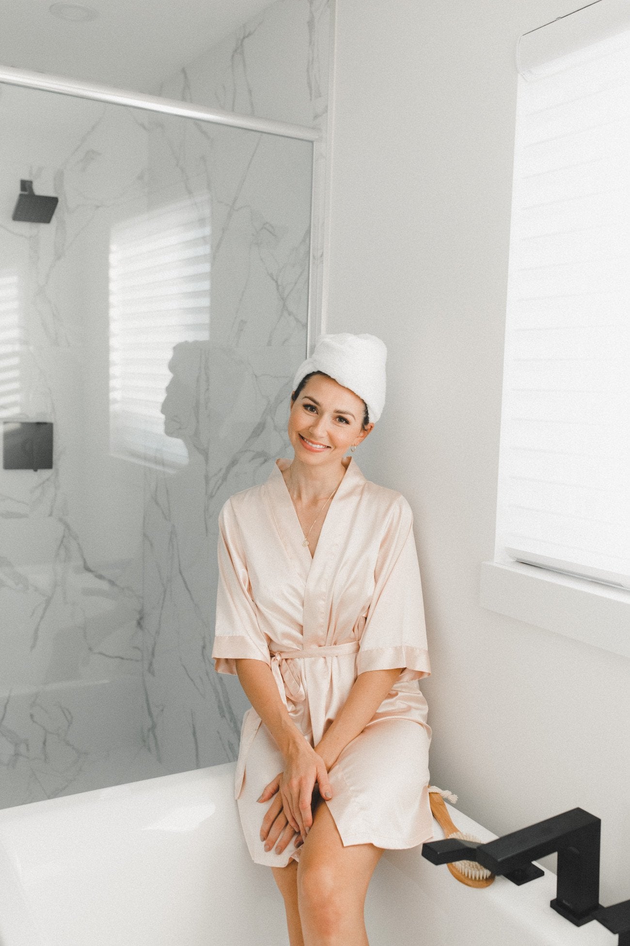 Ivory Luxe Dry Hair Towel