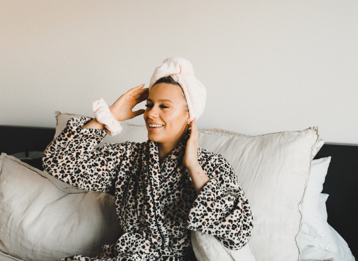 Blush Luxe Dry Hair Towel