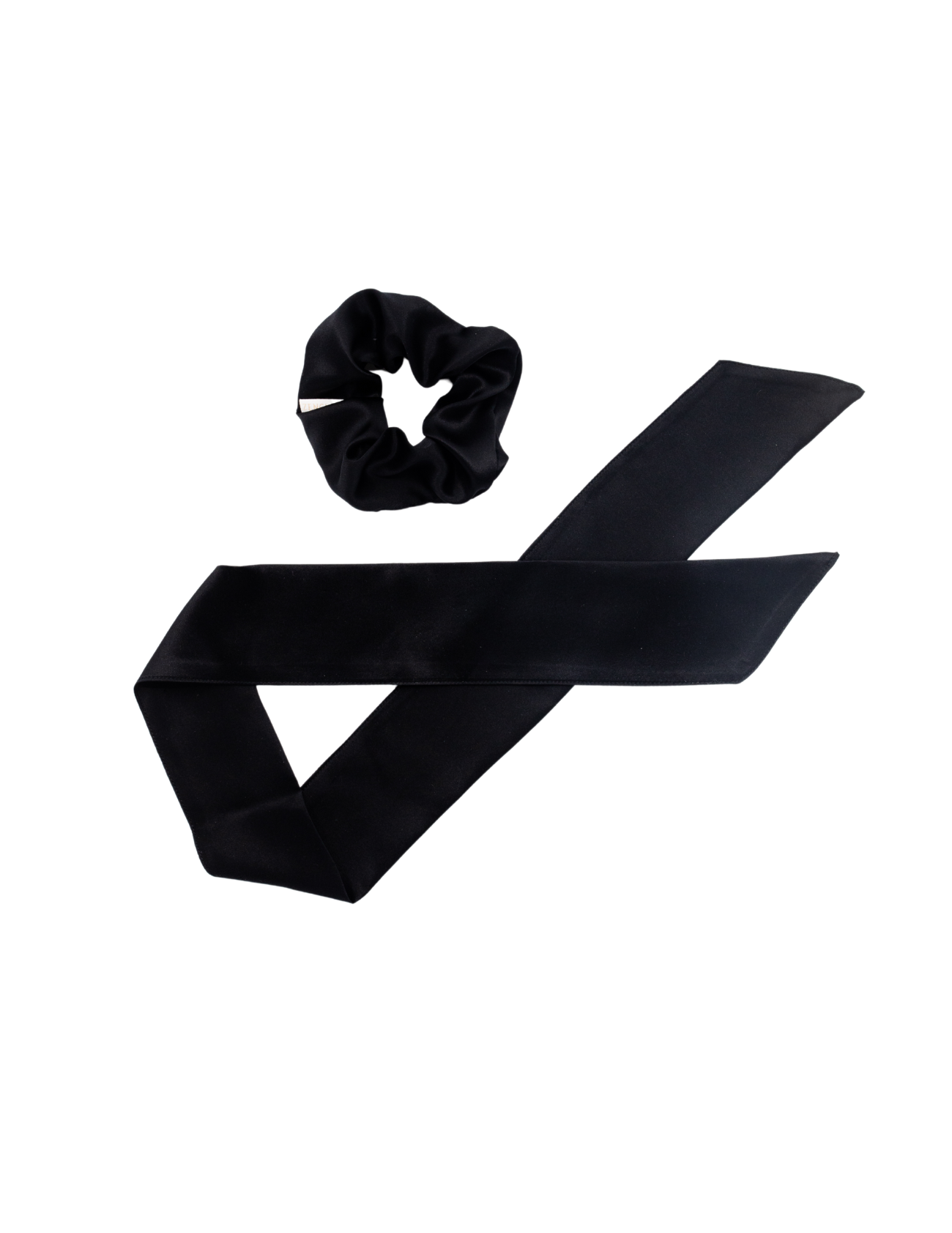 Onyx Silk Zenchie & Scarf Set