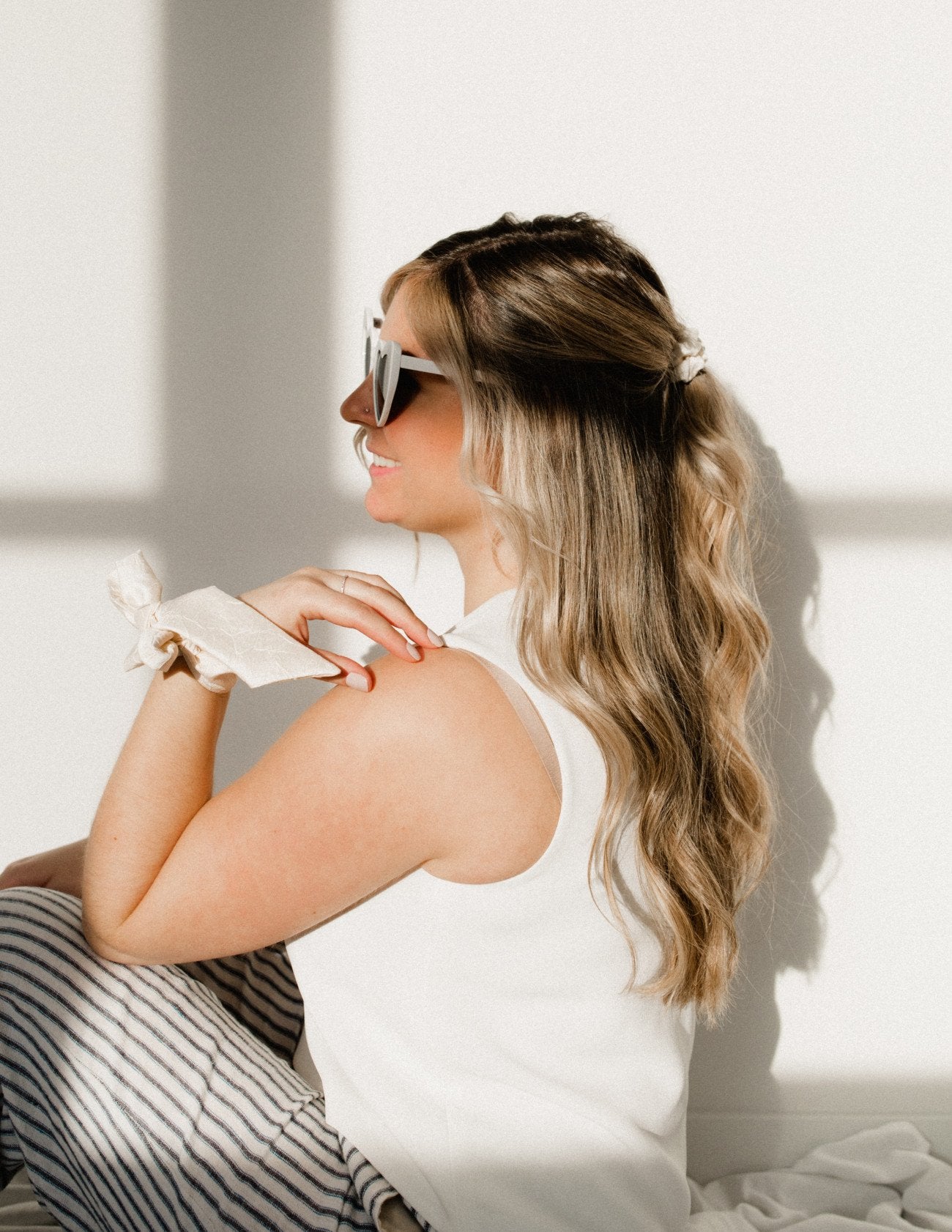 Moët Silk Scrunchie & Bow Set