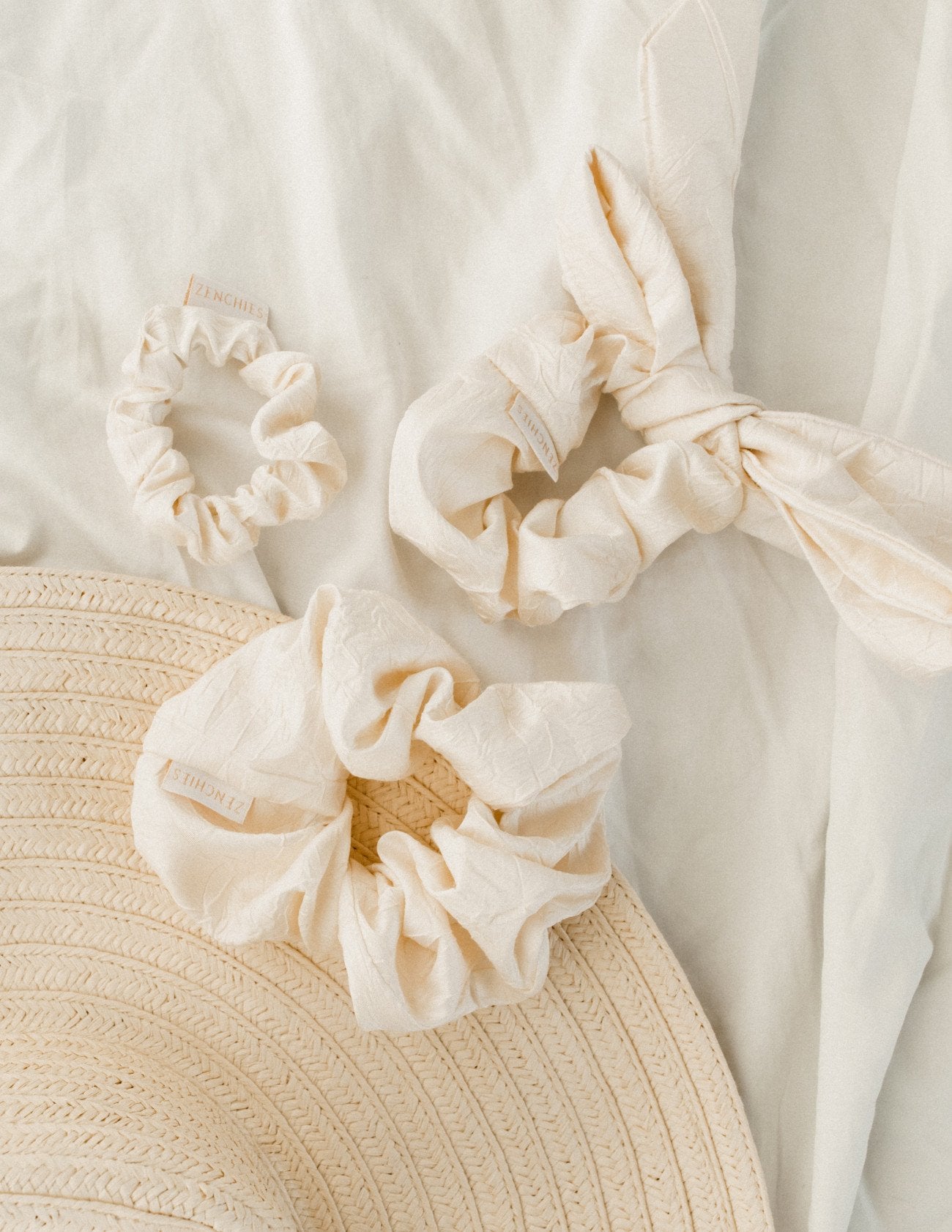 Moët Silk Scrunchie & Bow Set